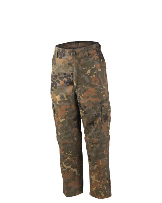 Mil-Tec BDU ZIP-OFF Παντελόνι US Παιδικό Flecktarn