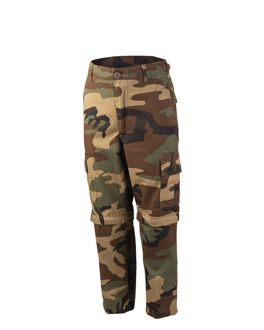 Mil-Tec US BDU παντελόνι παιδικό ZIP-OFF, woodland