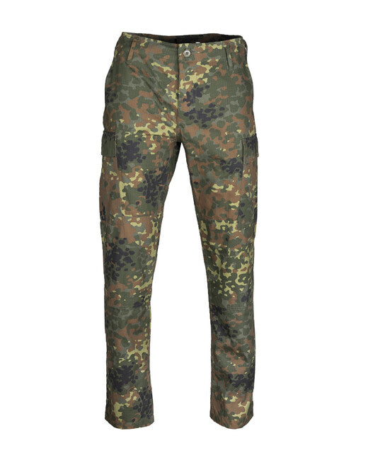 Mil-Tec US BDU SLIM FIT παντελόνι rip-stop, flecktarn