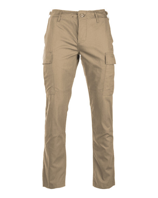 Mil-Tec US BDU SLIM FIT Παντελόνι Πεδίου Rip-Stop, Χακί