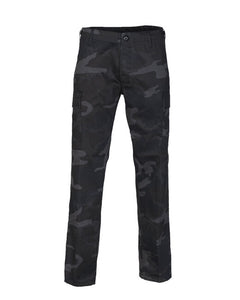 Mil-Tec US Ranger BDU Παντελόνι STRAIGHT CUT, black camo