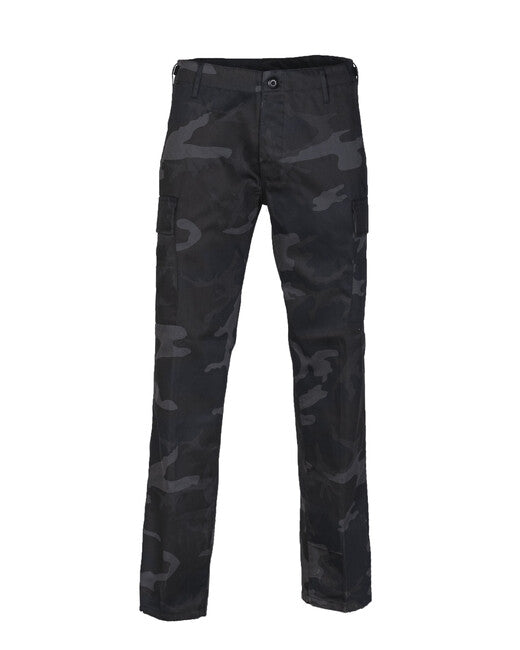 Mil-Tec US Ranger BDU Παντελόνι STRAIGHT CUT, black camo