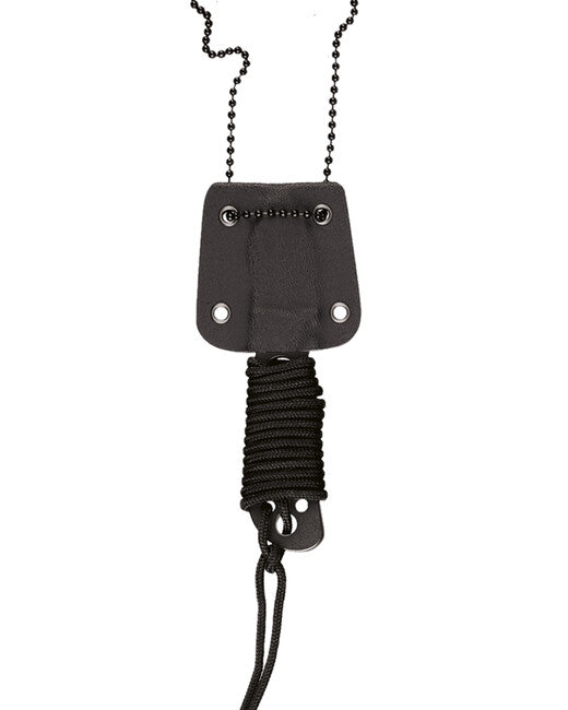 Mil-Tec Μαχαίρι Λαιμού PARACORD σε Πλαστική Θήκη με Αλυσίδα