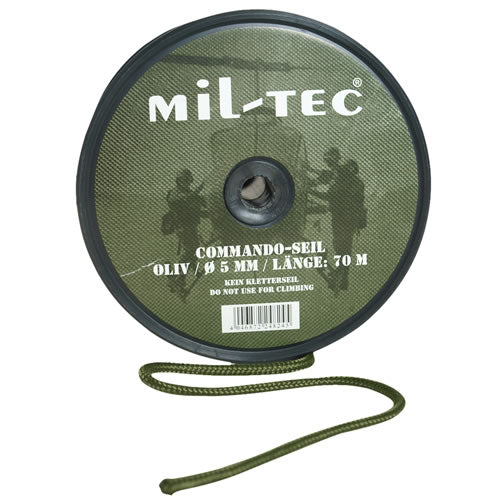 Mil-Tec COMMANDO Σκοινί 5MM, OD (70M)