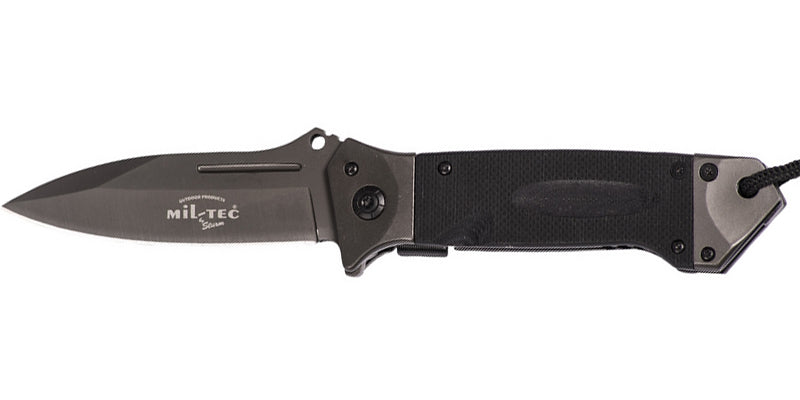 Mil-Tec DA35 Αναδιπλούμενο Μαχαίρι Micarta 22cm, μαύρο