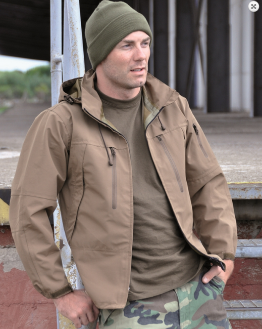 Mil-Tec Μπουφάν PCU 3-Στρώματος SoftShell, Coyote