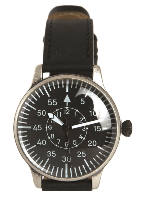 Mil-Tec Pilot Retro ρολόι, μαύρο