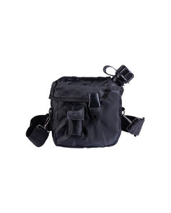 Mil-Tec Field Bottle with Cover and Strap, Black