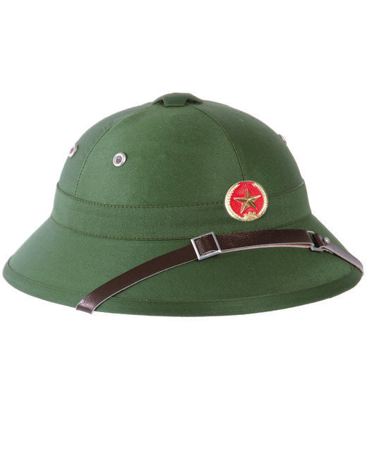 Mil-Tec VIETCONG TROPIC κράνος με σήμα, λαδί