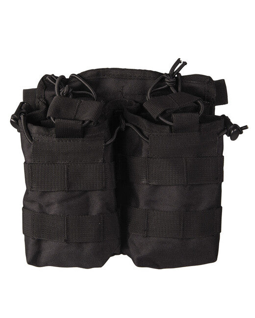 Mil-Tec θήκη για διπλό γεμιστήρα M4/M16, μαύρο