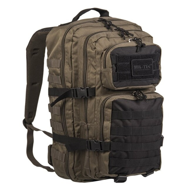 Mil-Tec RANGER US ASSAULT Μεγάλο Σακίδιο, πράσινο-μαύρο