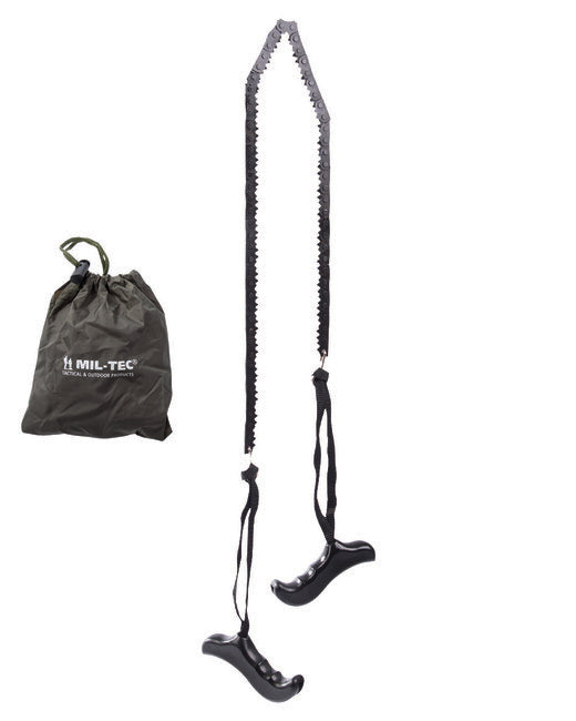 Mil-Tec Αλυσοπρίονο με Χερούλια και Θήκη, 73cm