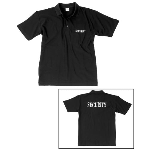 Mil-Tec SECURITY Πόλο, Μαύρο