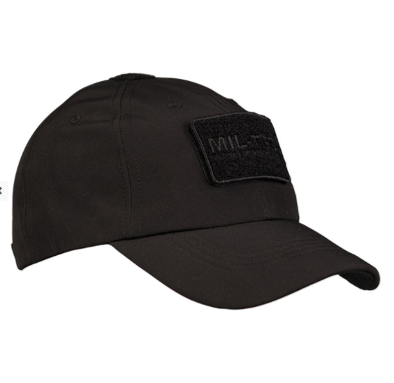 Mil-Tec Καπέλο Baseball Softshell Χειμερινό, Μαύρο
