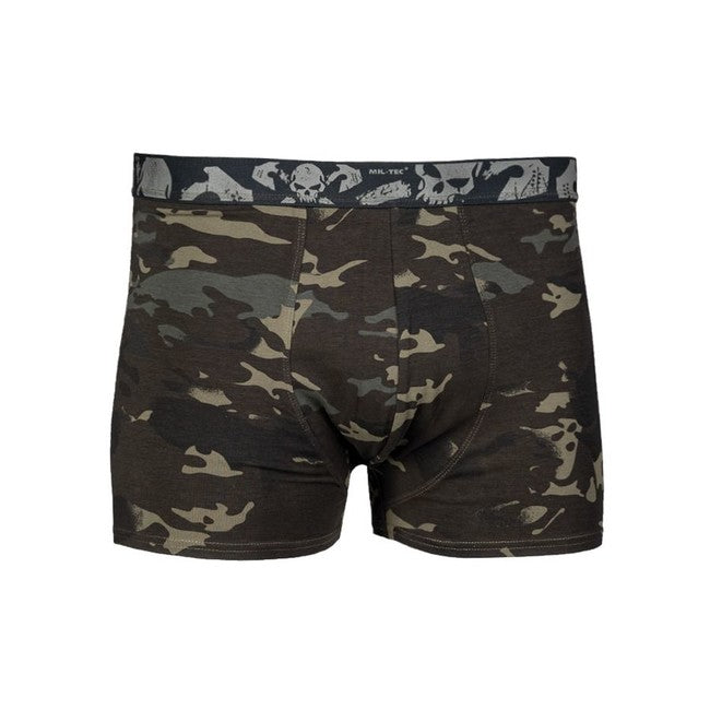 Mil-Tec Skull ανδρικά εσώρουχα 2τεμ, multitarn black