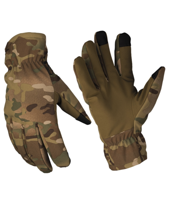 Mil-Tec Thinsulate™ softshell γάντια, multitarn