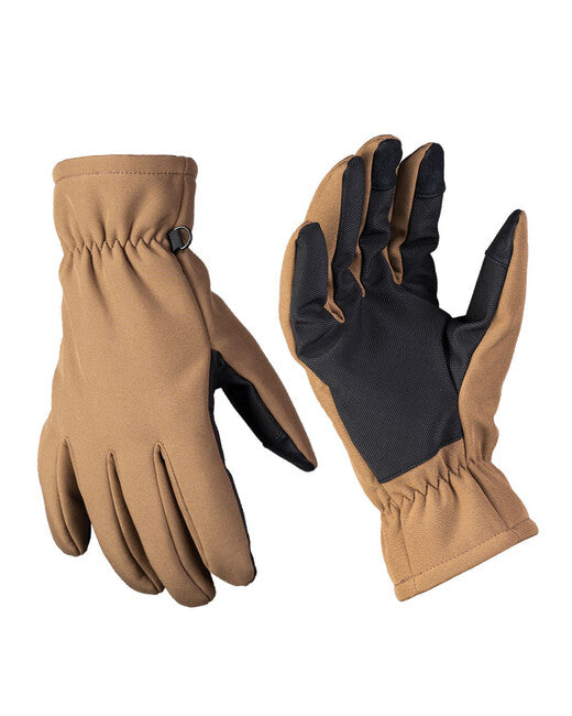 Mil-Tec Γάντια Softshell Thinsulate™, σκούρο coyote