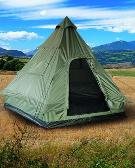 Mil-Tec Σκηνή "TIPI" Τετράγωνη για 4 Άτομα, Πράσινο