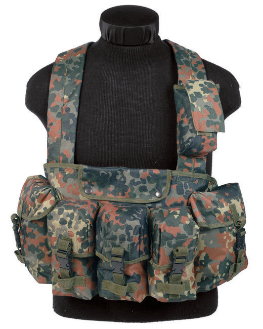 Mil-Tec Αμάνικο Γιλέκο Tactical με 6 Τσέπες, Flecktarn