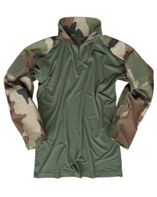 Mil-Tec Μπλουζάκι Tactical με Γιακά, CCE Camo