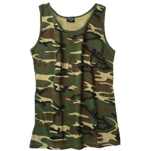 Mil-Tec ανδρικό αμάνικο μπλουζάκι Woodland