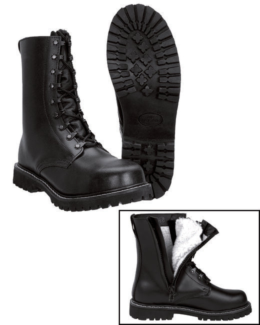 Mil-Tec BW PILOT Μπότες με Γούνα, Μαύρο