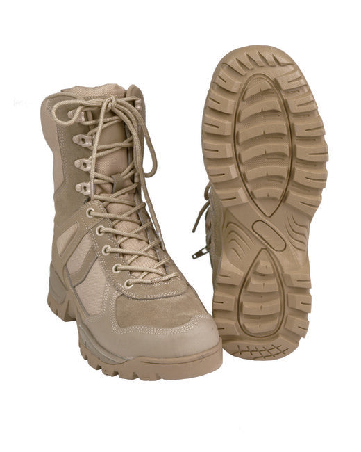 Mil-Tec PATROL Μπότες με Φερμουάρ, coyote brown