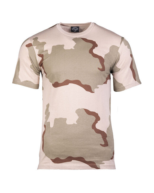 Mil-Tec Μπλουζάκι Κοντό Μανίκι 3col. desert
