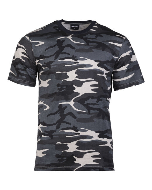 Mil-Tec Μπλουζάκι Κοντό Μανίκι, dark camo