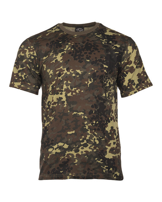 Mil-Tec Μπλουζάκι Κοντό Μανίκι, Flecktarn