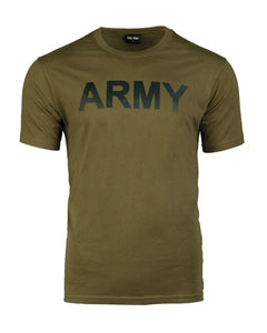 Mil-Tec Army T-Shirt Short Sleeve, Olive