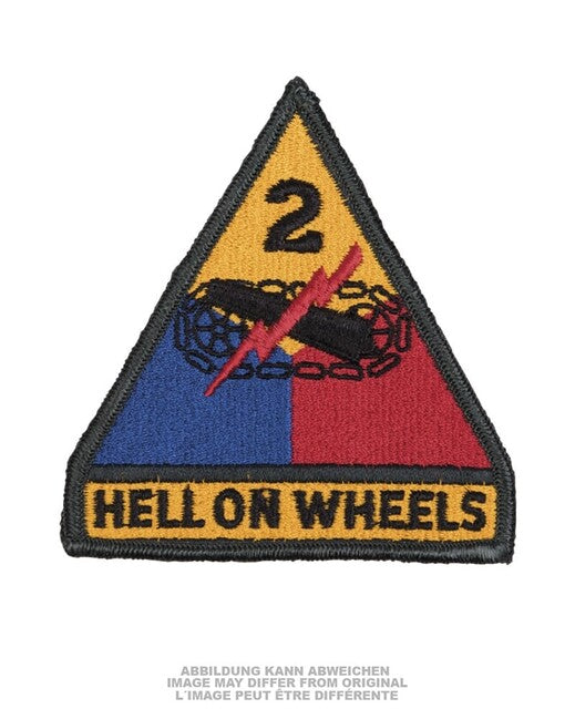 Mil-Tec US '2ND.ARM.DIV.' HELL ON WHEELS Υφασμάτινο Σήμα