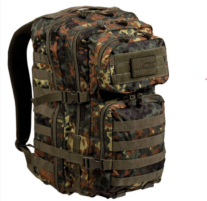 Mil-Tec Σακίδιο Πλάτης US Assault Flecktarn, 36L, Large