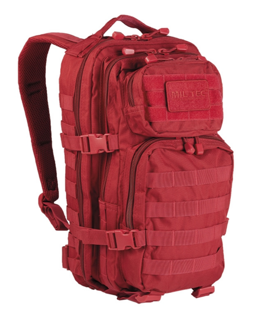Mil-Tec Σακίδιο Πλάτης US Assault Small, Κόκκινο, 20L