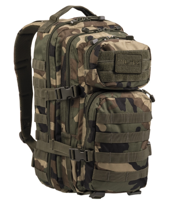 Mil-Tec Σακίδιο πλάτης US Assault Small, Woodland, 20L