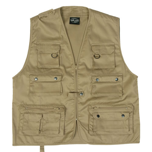 Mil-Tec JAGD Γιλέκο Κυνηγιού ή Ψαρέματος, Khaki