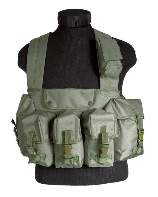 Mil-Tec CHEST RIGG 6 vreciek αμάνικο γιλέκο τακτικό, λαδί