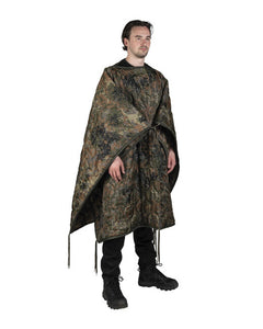 Mil-Tec Επένδυση Πόντσο Flecktarn, 210 x 150 cm