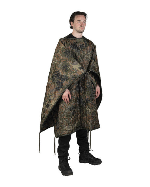 Mil-Tec Επένδυση Πόντσο Flecktarn, 210 x 150 cm
