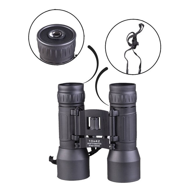Mil-Tec Διπλό Τηλεσκόπιο 10x42, Μαύρο