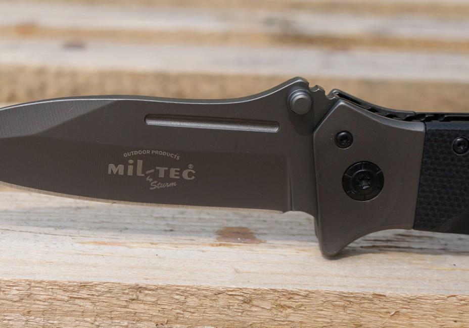 Mil-Tec DA35 Αναδιπλούμενο Μαχαίρι Micarta 22cm, μαύρο