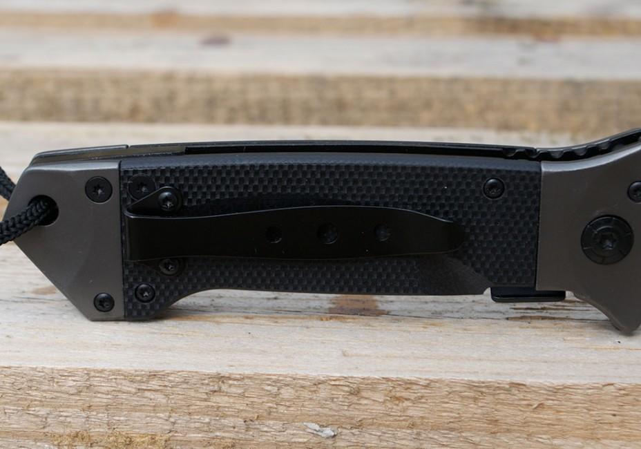 Mil-Tec DA35 Αναδιπλούμενο Μαχαίρι Micarta 22cm, μαύρο
