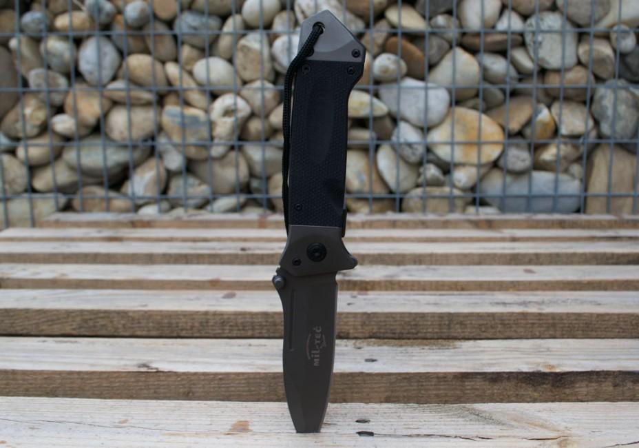 Mil-Tec DA35 Αναδιπλούμενο Μαχαίρι Micarta 22cm, μαύρο