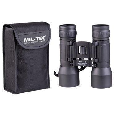 Mil-Tec Διπλό Τηλεσκόπιο 10x42, Μαύρο