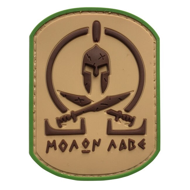 WARAGOD Molon Labe Spartan Battle Worn κονκάρδα PVC Multicam