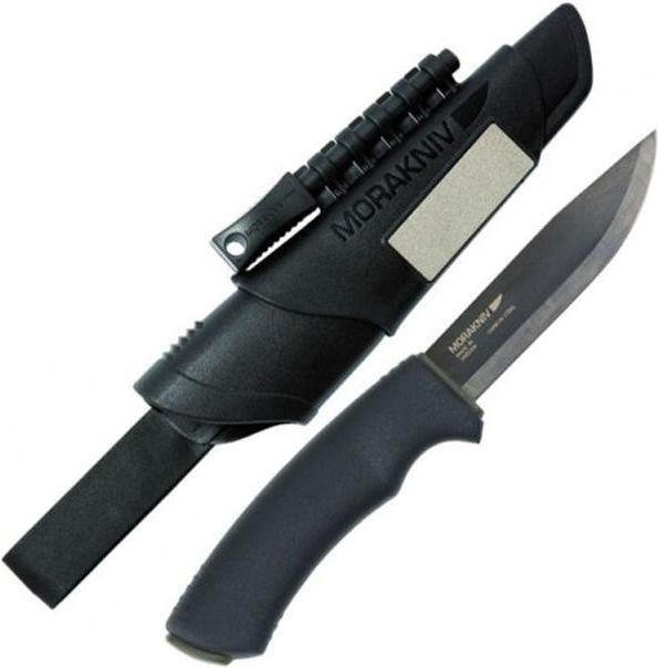 Mora of Sweden Bushcraft Survival μαχαίρι, μαύρο