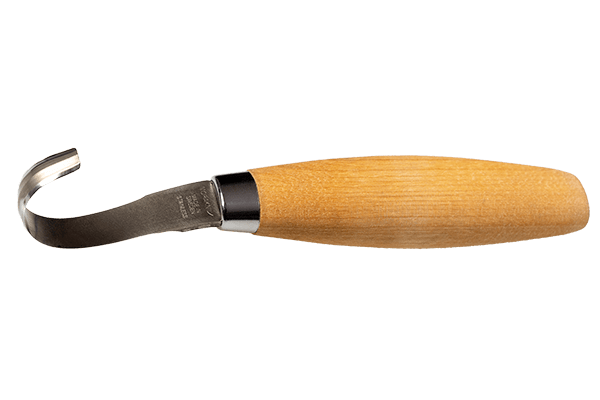 Mora of Sweden Hook Knife 162 Μαχαίρι Χάραξης 5 Knife162, 5 cm, Σημύδα, Δερμάτινη Θήκη
