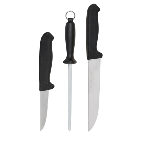 Morakniv Σετ Μαχαιριών Κρέατος και Αγωνιστικής, Μαύρο