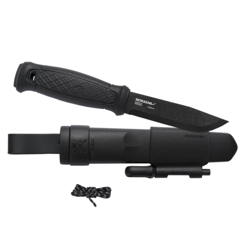 Morakniv Garberg BlackBlade Μαχαίρι Outdoor με Σετ Επιβίωσης, μαύρο