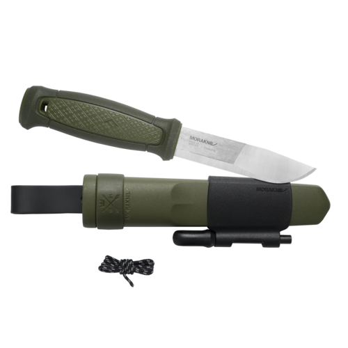 Morakniv Kansbol Μαχαίρι Outdoor με Σετ Επιβίωσης, πράσινο